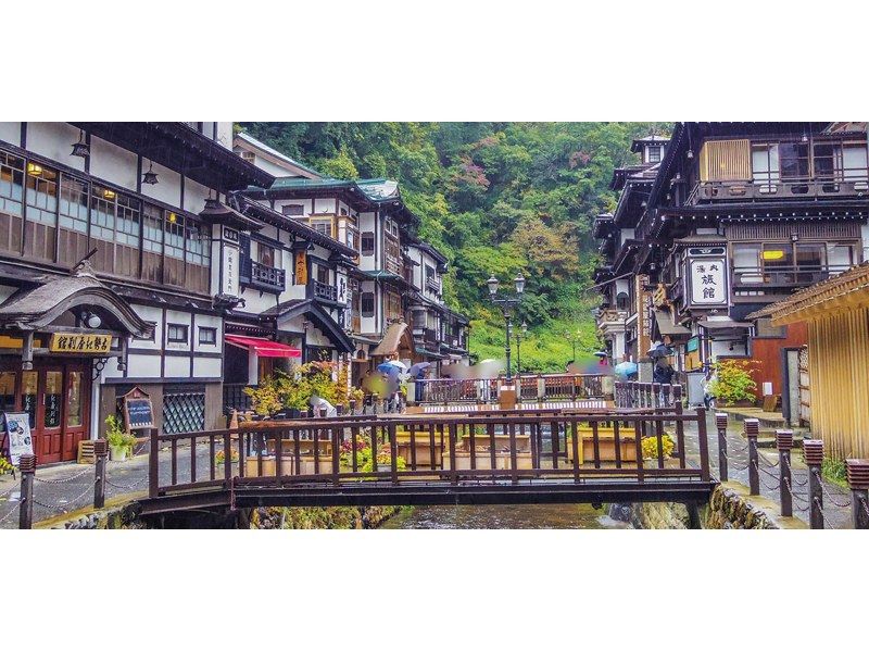 [山形、山寺、银山温泉] 2人可用！空中古刹“山寺”和浪漫大正时代的“银山温泉”一日游の紹介画像