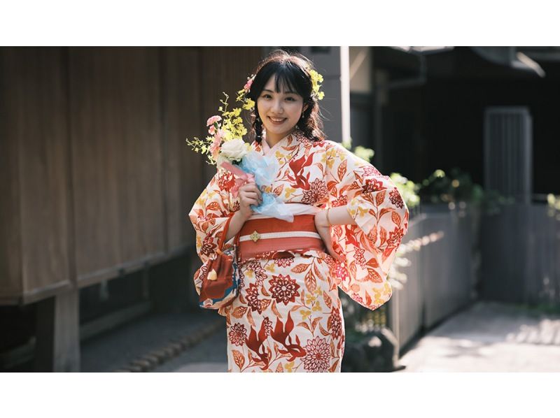 [京都/清水寺] *女士套餐和服/浴衣租赁*附发套☆热门旅游胜地高台寺和清水寺也在附近♪の紹介画像