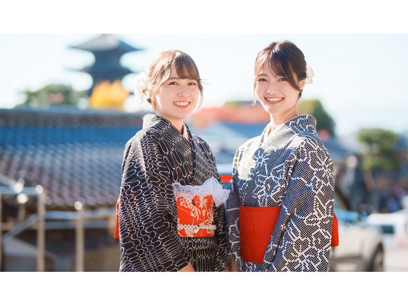 [京都/清水寺] *女士套餐和服/浴衣租赁*附发套☆热门旅游胜地高台寺和清水寺也在附近♪の紹介画像