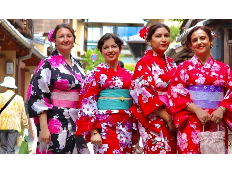 [京都/清水寺] *女士套餐和服/浴衣租赁*附发套☆热门旅游胜地高台寺和清水寺也在附近♪の紹介画像