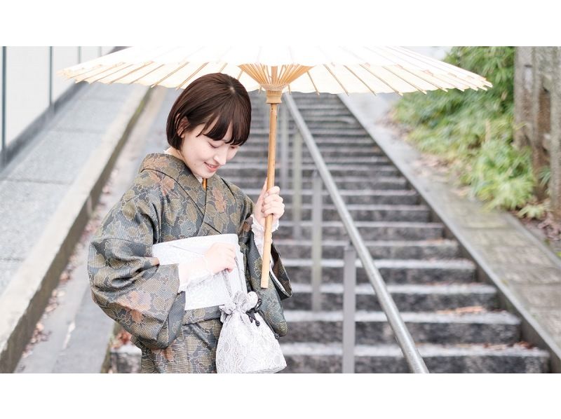 [京都/清水寺] *女士套餐和服/浴衣租赁*附发套☆热门旅游胜地高台寺和清水寺也在附近♪の紹介画像