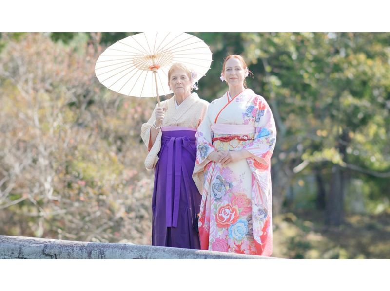 [Kyoto, Kiyomizu-dera Temple] * Family-friendly kimono rental - experience Japanese traditions with your family * Popular tourist destinations, Kodai-ji Temple and Kiyomizu-dera Temple are also nearby ♪の紹介画像