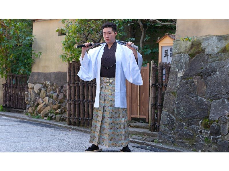 [Kyoto, Kiyomizu-dera Temple] *Kyoto Samurai Plan - Samurai Style Rental* No need to bring anything! Everything you need for dressing is included♪の紹介画像