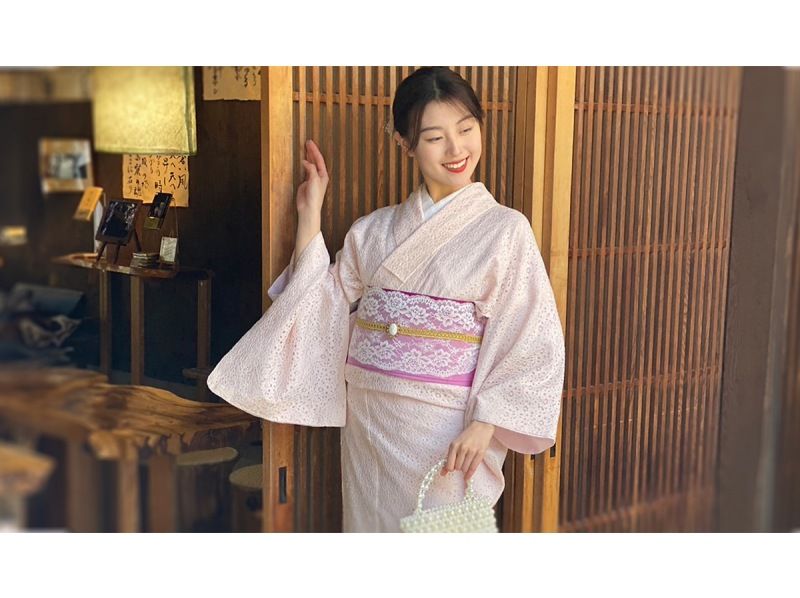 [Kyoto, Kiyomizu-dera Temple] *Rent a lace kimono and enjoy a gorgeous and elegant look* Popular tourist destinations, Kodai-ji Temple and Kiyomizu-dera Temple are also nearby♪の紹介画像