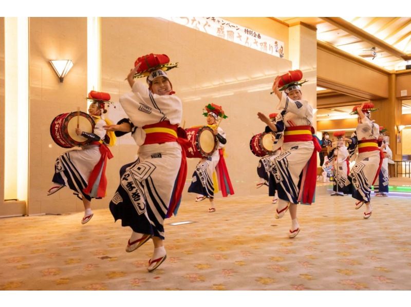 岩手県・盛岡市】「つなぎでつなぐさんさ踊り」繋温泉宿泊・盛岡手づくり村冷麺づくり体験＆盛岡フェザンお買い物券付き | アクティビティジャパン