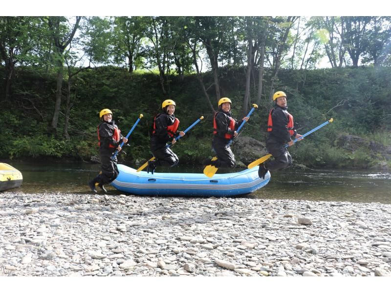 [Hokkaido, Minamifurano] Minamifurano Rafting Tour / Free Photo Day ♪ Shisoraputi River