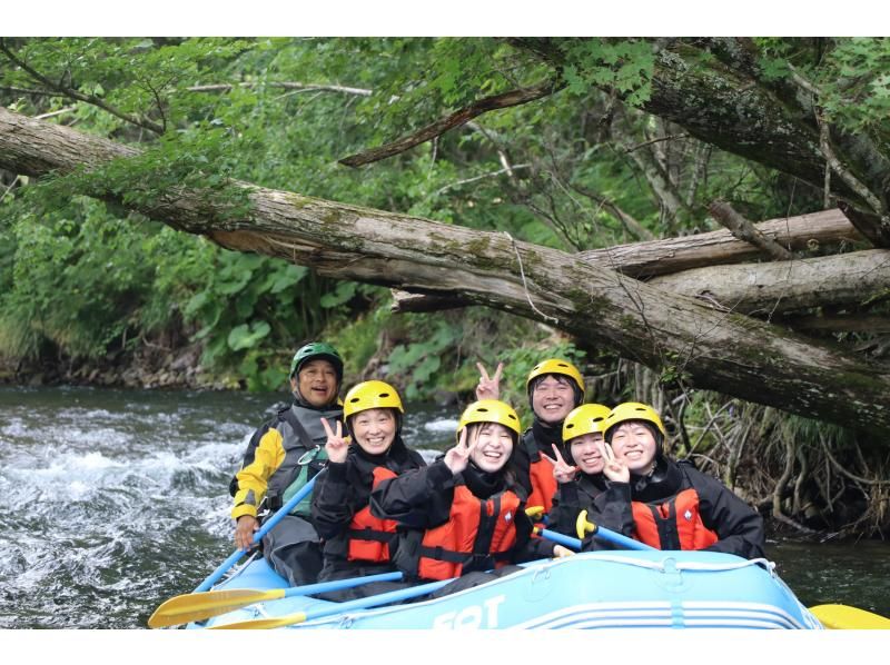 [Hokkaido, Minamifurano] Minamifurano Rafting Tour / Free Photo Day ♪ Shisoraputi River