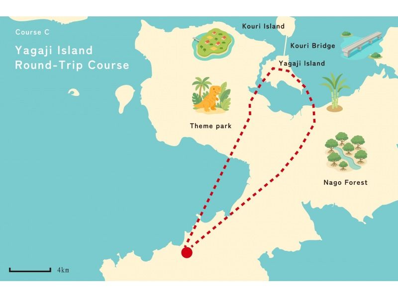 【沖縄・瀬底島】瀬底島1周コース