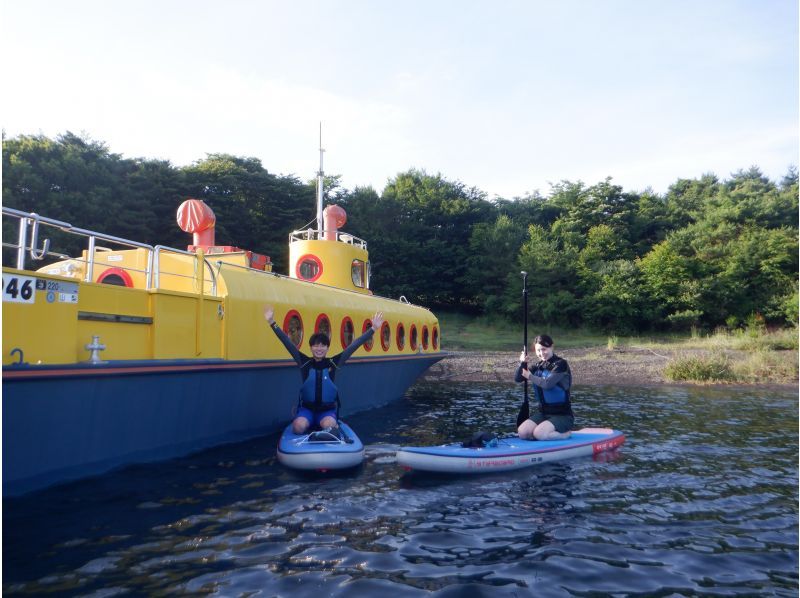 [Yamanashi, Lake Fuji Five/Motosu] Early morning only! 90-minute SUP experience in clear lake