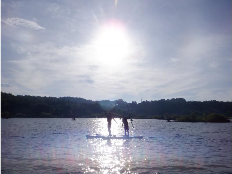 [Yamanashi, Lake Fuji Five/Motosu] Early morning only! 90-minute SUP experience in clear lake