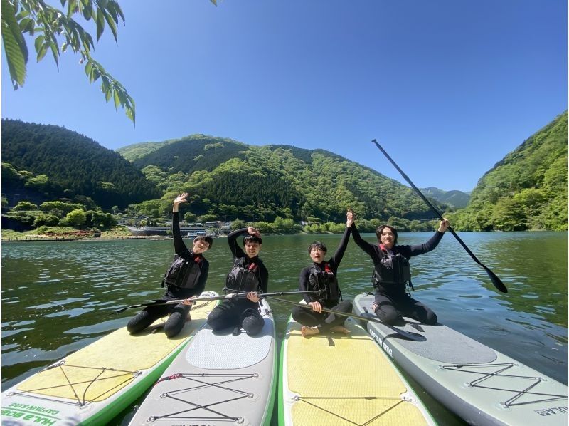 [Kanagawa, Ashigara, Lake Tanzawa] Groups of 7-8 people Private SUP tour to deep mountains!