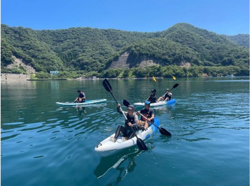 [Summer vacation only] [Wakasa / Tsunegami] 1-day adventure tour (Blue Cave Kayaking & Fishing Experience)の紹介画像