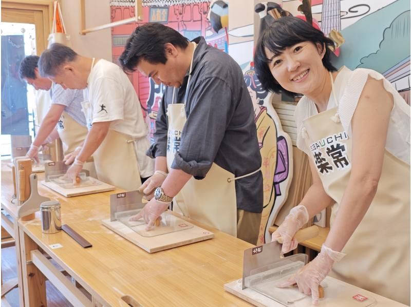 8～30名貸し切り！浅草かっぱ橋【チームビルディングプラン】そば打ち体験+飲みホOPあり《会社・団体・納涼会・忘年会・海外ゲスト》の紹介画像