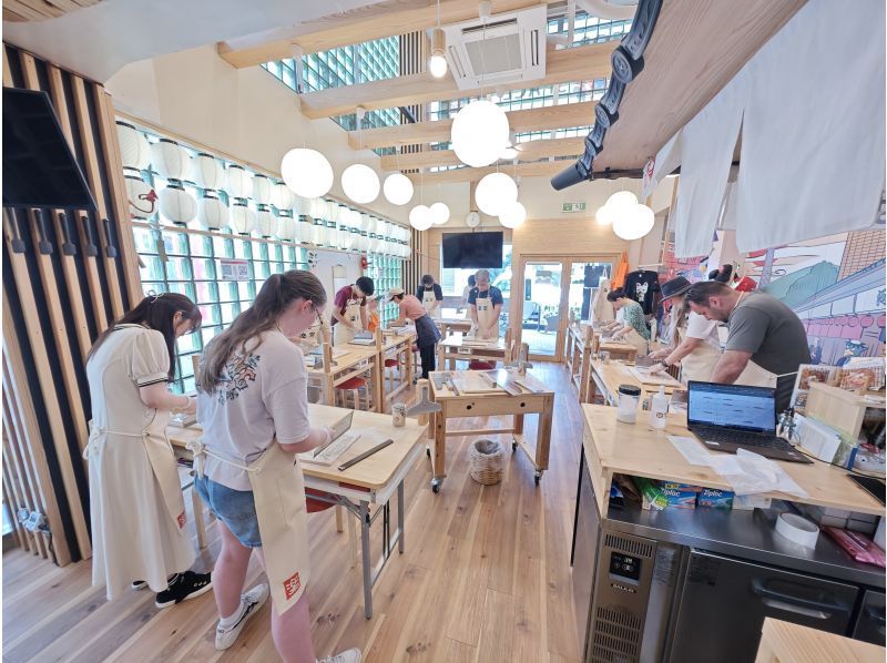 8～30名貸し切り！浅草かっぱ橋【チームビルディングプラン】そば打ち体験+飲みホOPあり《会社・団体・納涼会・忘年会・海外ゲスト》の紹介画像
