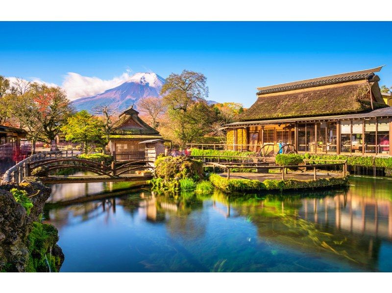 [一日游]富士山A路线：富士山、忍野八海、奥特莱斯、温泉の紹介画像