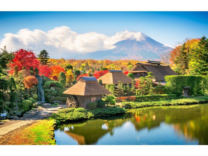 【日帰り】富士山Aコース：富士山・忍野八海・アウトレット・温泉の紹介画像