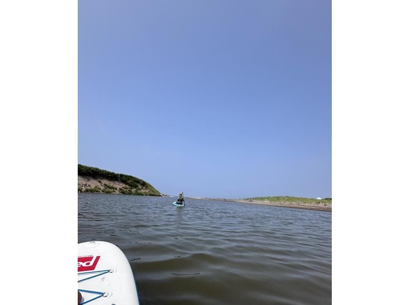 【北海道・共和】川と海の贅沢SUP！初心者でも安心の穏やかさ⭐︎の紹介画像