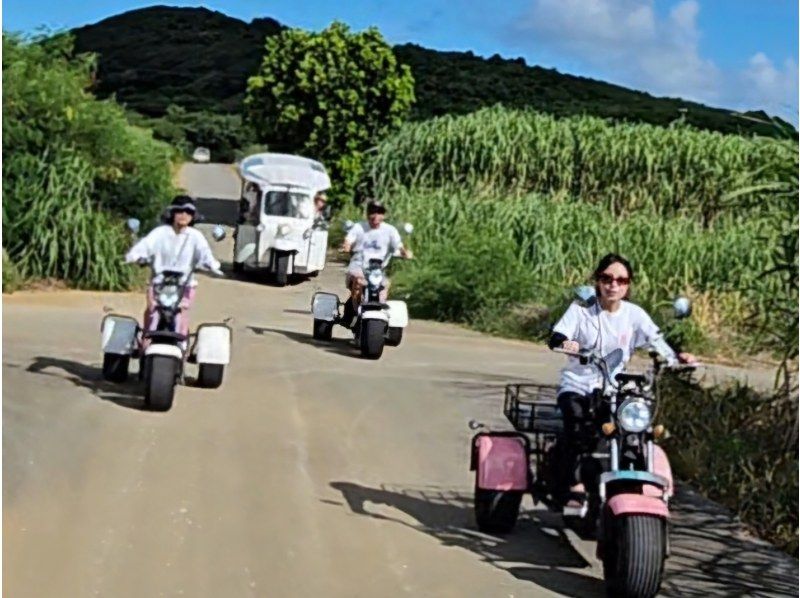 [Limited to one group per day] Guided photo tour around Miyakojima in a 7-seater electric limousine buggy! Choose from 4 courses! Drone photographyの紹介画像