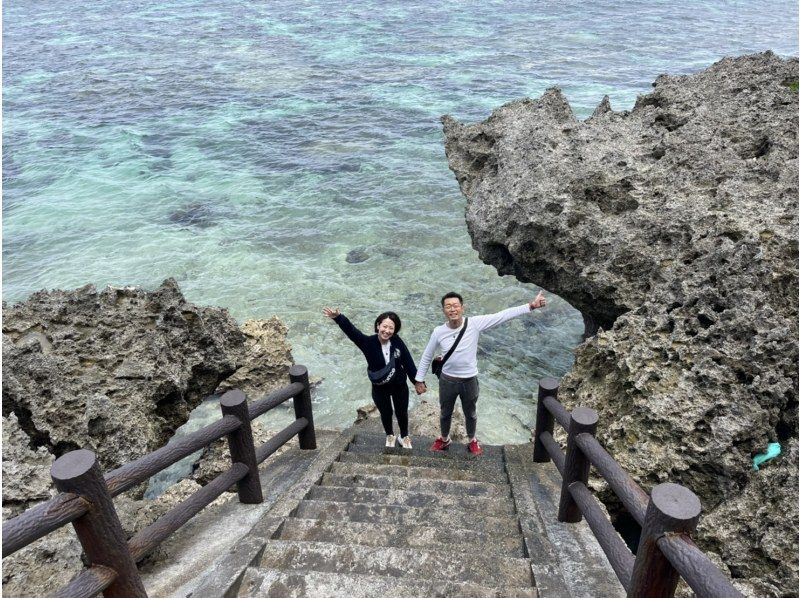 [Limited to one group per day] Guided photo tour around Miyakojima in a 7-seater electric limousine buggy! Choose from 4 courses! Drone photographyの紹介画像