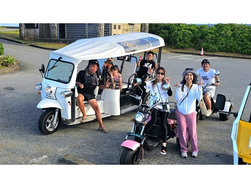 [Limited to one group per day] Guided photo tour around Miyakojima in a 7-seater electric limousine buggy! Choose from 4 courses! Drone photographyの紹介画像