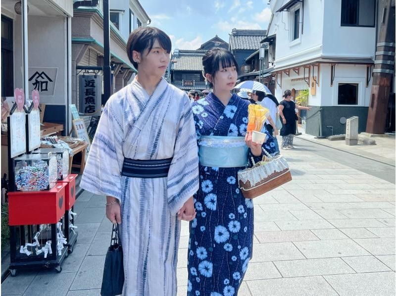 [Koedo Kawagoe] Why not take a stroll around Kawagoe wearing an authentic kimono or yukata from Kimonoya Sara?の紹介画像