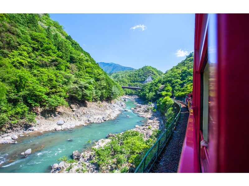 [Day trip/Pick-up from city hotels] Kyoto, Arashiyama trolley train, Sanzen-in Temple