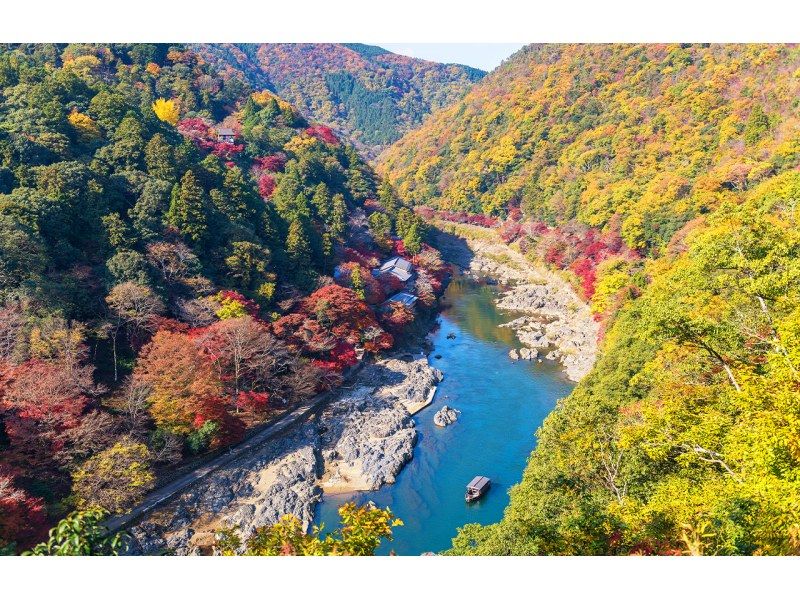 [Day trip/Pick-up from city hotels] Kyoto, Arashiyama trolley train, Sanzen-in Templeの紹介画像