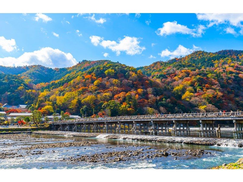 【日帰り/市内ホテルからの送迎です】京都・嵐山トロッコ列車・三千院の紹介画像