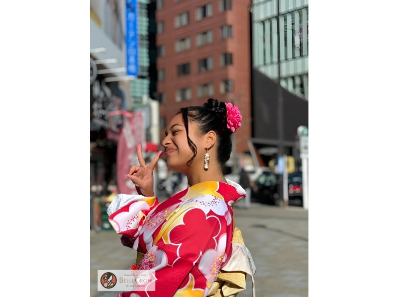 [Osaka, Umeda] Yukata rental 6-hour plan Sightseeing in Osaka in a kimono! Wear a "yukata" and experience Japanese culture ☆の紹介画像