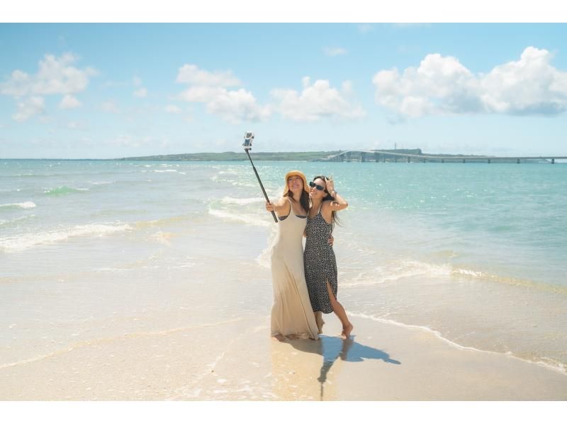 [Okinawa, Miyakojima] Boat tour to [Yuni Beach] [Phantom Sand Beach] (free drone, GoPro, insta360 photography)の紹介画像