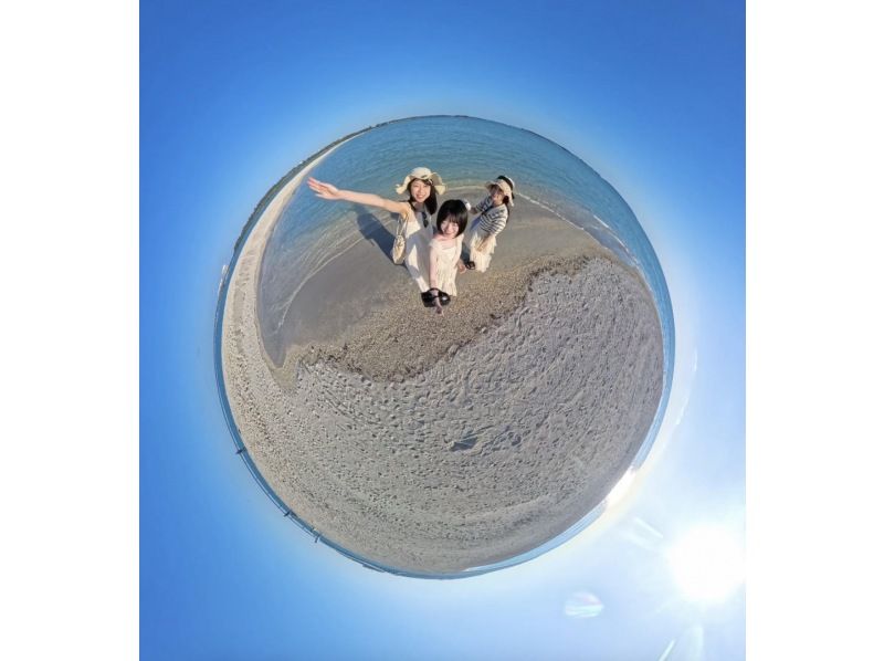 【沖縄・宮古島】ボートで行く【ユニの浜】10分程度のクルージングを楽しみながらの上陸ツアー(ドローン撮影無料)マリーナ発着で乗り降り楽々！の紹介画像