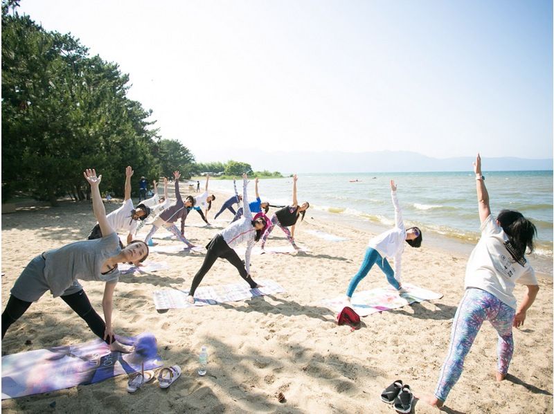 [Shiga, Lake Biwa] Let's do some super refreshing beach yoga! ★Only available on 2024/9/28 (Sat) and 29 (Sun)★の紹介画像