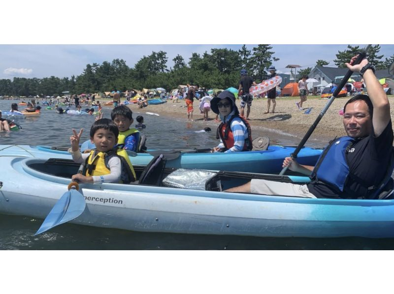 [Shiga, Lake Biwa] Easy lake kayak touring on the lakeの紹介画像