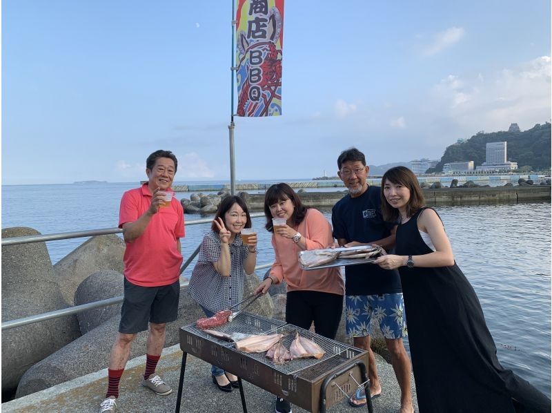 【静岡・熱海】海鮮食材付きバーベキュー　海鮮コースの紹介画像