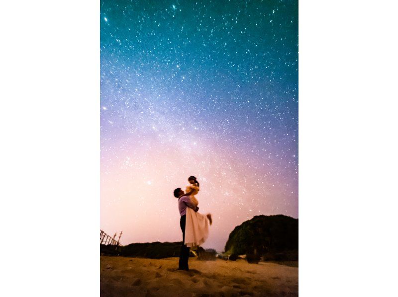 [Okinawa Main Island] Starry sky photo "Private plan" Recommended for families and groups who bring their own dresses ☆★の紹介画像