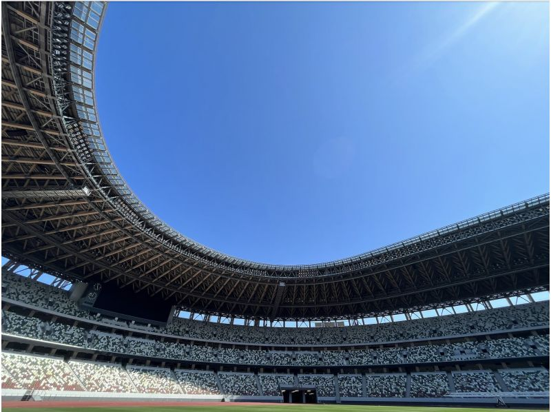 [Tokyo] Sendagaya] National Stadium Tour! The cutting-edge selfie system "MachiCam"