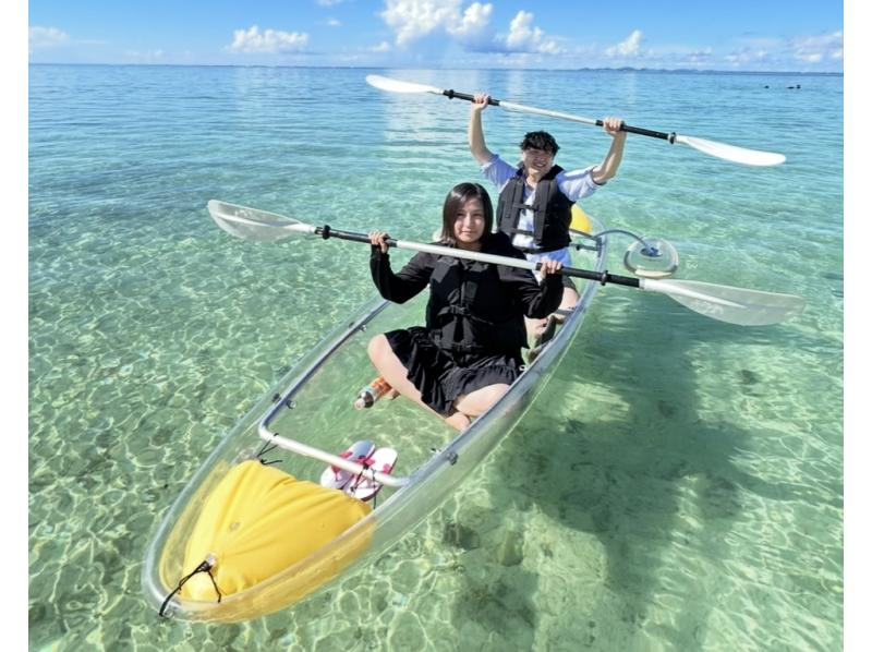 [Okinawa, Onna Village] The most beautiful sea in Okinawa with a drone! Experience "Clear Kayak" + unlimited photography only here! Near Junglia!の紹介画像