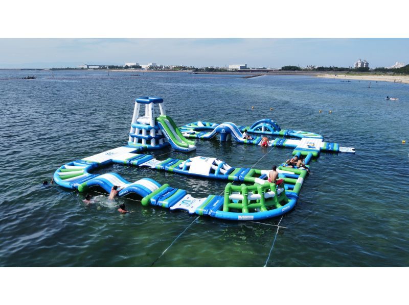 [Kaizuka, Osaka Prefecture] A huge marine athletics facility has appeared at Nishikinohama Beach! "Nishiki no Hama Water Park"の紹介画像