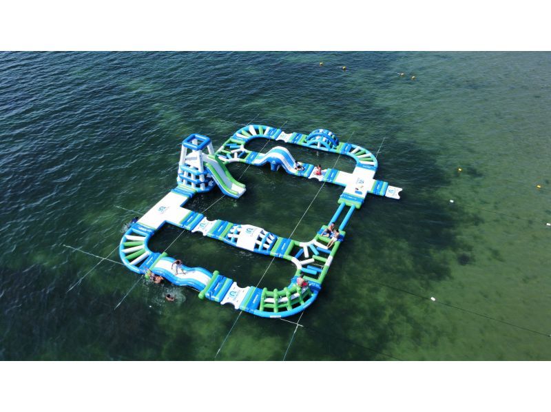 [Kaizuka, Osaka Prefecture] A huge marine athletics facility has appeared at Nishikinohama Beach! "Nishiki no Hama Water Park"の紹介画像