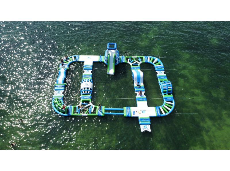 [Kaizuka, Osaka Prefecture] A huge marine athletics facility has appeared at Nishikinohama Beach! "Nishiki no Hama Water Park"の紹介画像