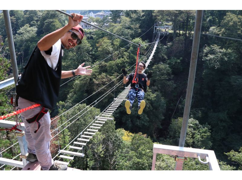 [Saitama, Chichibu] Adrenaline-pumping! Canyon walk and fly の紹介画像