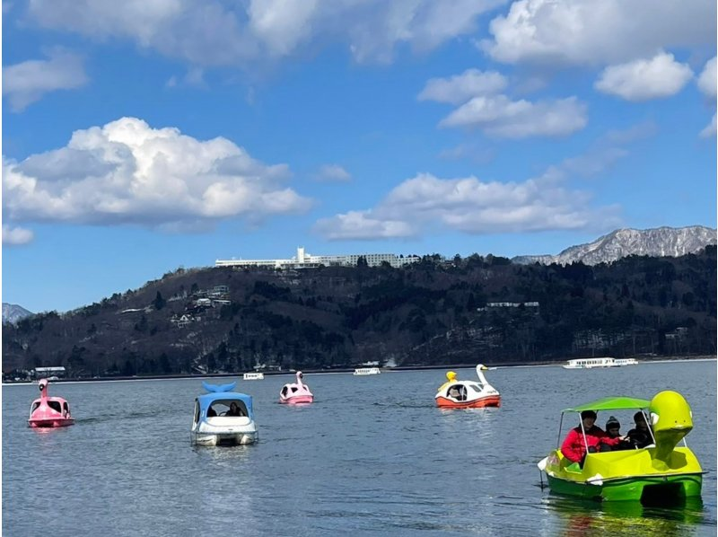 [With photo] Mt. Fuji swan boats and their waterside friendsの紹介画像