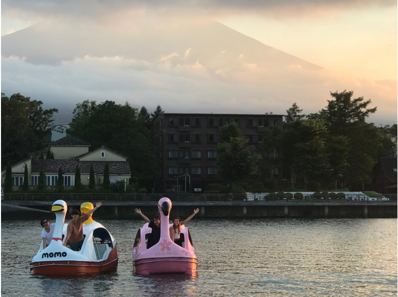 [With photo] Mt. Fuji swan boats and their waterside friendsの紹介画像