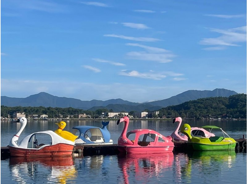 [With photo] Mt. Fuji swan boats and their waterside friendsの紹介画像