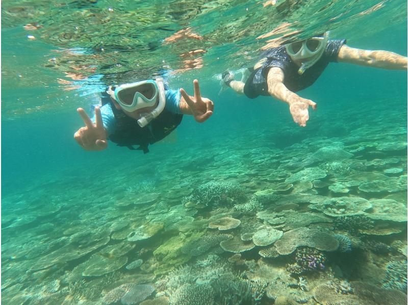 [Love Island Kouri Island/Nakijin] Boat snorkeling (1 round in the afternoon) Photo and video shoot as a giftの紹介画像