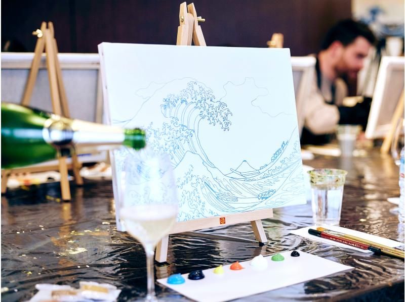 [Tokyo, Nihonbashi] A foolproof art experience - "Wine pairing" with paintings and "Empty-handed luxury" Beginners, singles and children welcome!の紹介画像