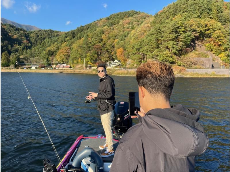 [Yamanashi, Lake Kawaguchi] Fishing & Cruise Experience Plan - Enjoy a full-fledged fishing boat ride while looking at Mt. Fuji! Empty-handed OK!の紹介画像