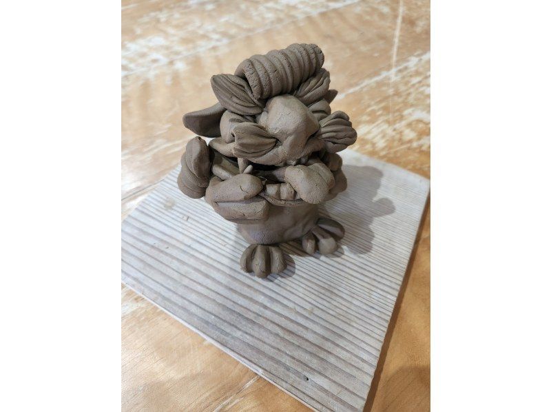 [Osaka, Kaizuka] \ Hand-made experience / Sightseeing at the same time! Make your own original Shisa at the pottery experience spot in Mizuma-dera [For couples and families]の紹介画像