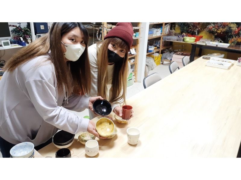 [Mie, Suzuka] "One pottery wheel + 30 minutes practice experience" + painting and coloring included! Right next to Suzuka Circuit!の紹介画像