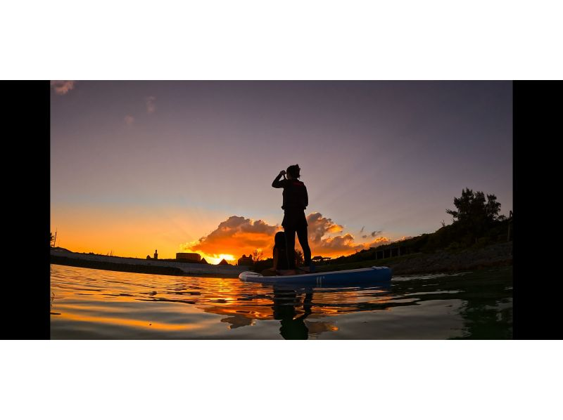 【宮古島 Sunset】サンセットSUP体験ツアー☆一組限定完全プライベート♪一眼レフ写真データ無料！の紹介画像